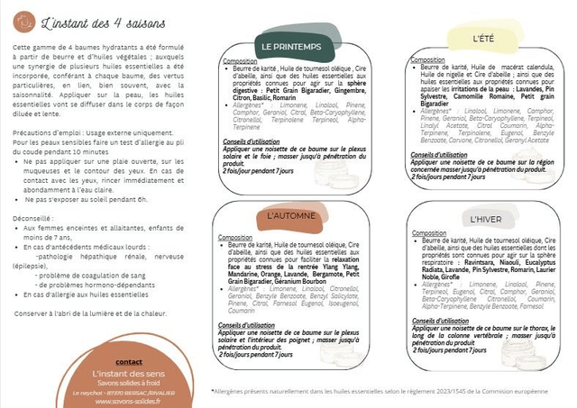D. COFFRET DÉCOUVERTE SAVONS 6x50g